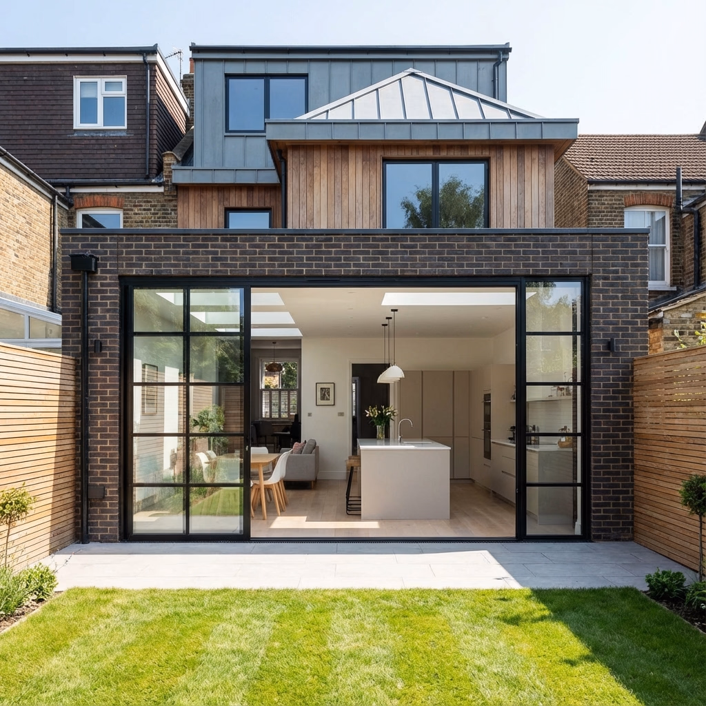 Modern house extension in SE London